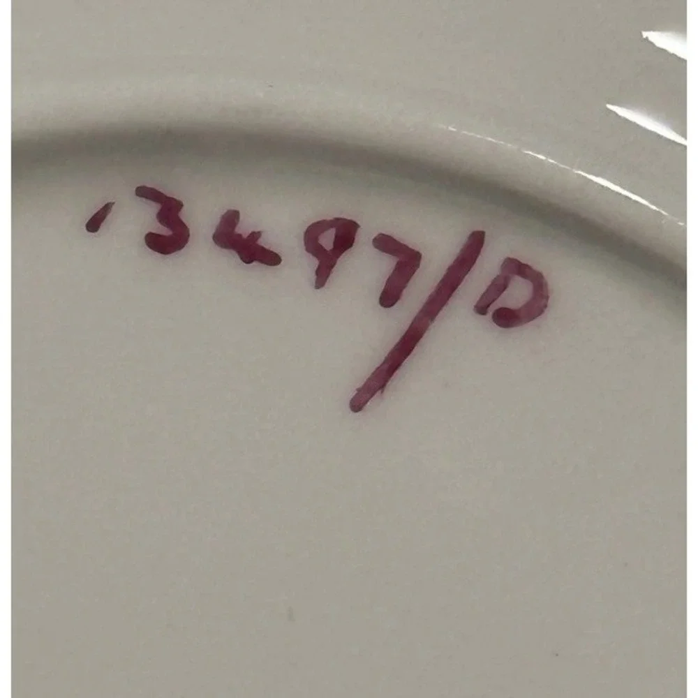 Shelley Fine Bone China England Orange Dainty Polka Dot Gold Trim 5